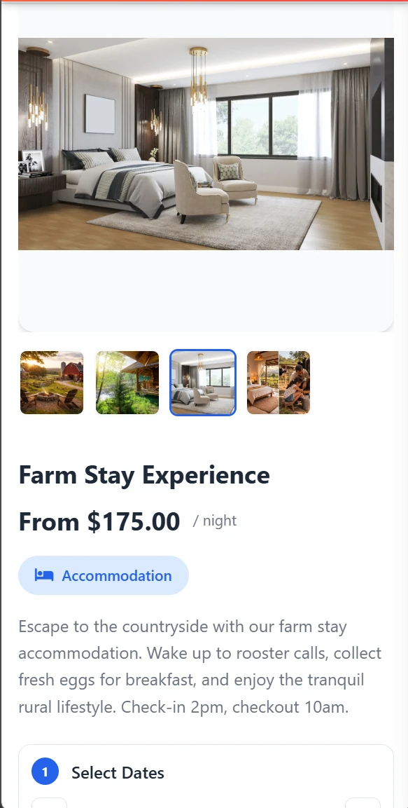 Booking System - mobile